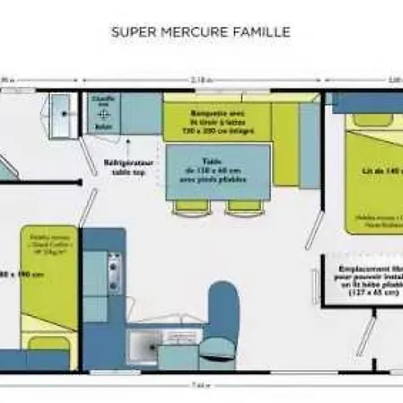 Mobilhome 4 Etoiles - Parc Aquatique - Eecgea Dom wakacyjny Saint-Cricq